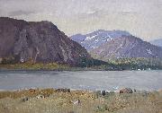 unknow artist In Altai Mountains Sweden oil painting artist